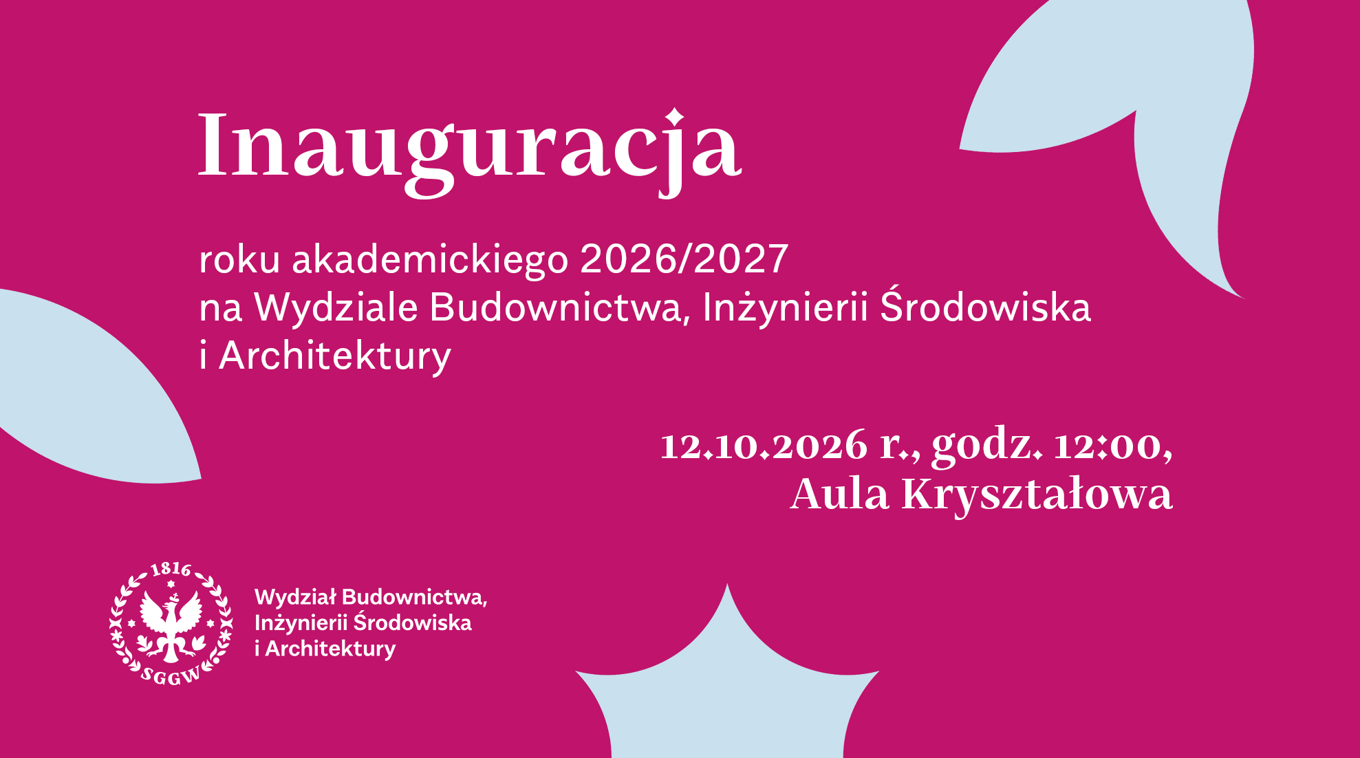 Inauguracja roku akademickiego 2026/2027
